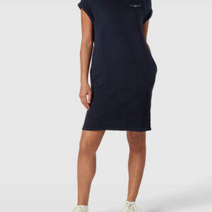Tommy Hilfiger dámské tmavě modré mikinové šaty WW0WW37842 XS