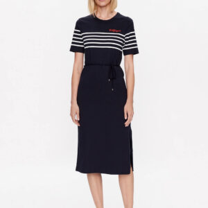 Tommy Hilfiger dámské tmavě modré šaty WW0WW37850 S