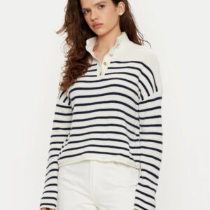 Tommy Hilfiger dámský bílý svetr WW0WW44981 L