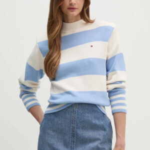 Tommy Hilfiger dámský pruhovaný svetr WW0WW42155 L