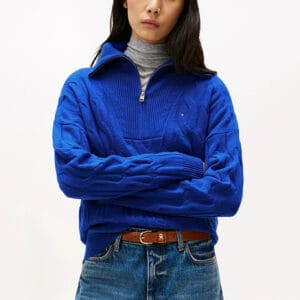 Tommy Hilfiger dámský vlněný svetr WW0WW46425C65 L