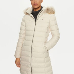 Tommy Jeans dámská béžová bunda DW0DW18864 S