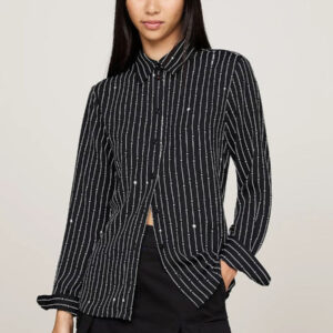 Tommy Jeans dámská černá košile DW0DW18876 S