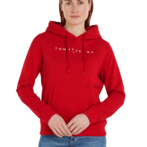 Tommy Jeans dámská červená mikina DW0DW17324 XL