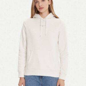 Tommy Jeans dámská krémová mikina DW0DW21963YBH L