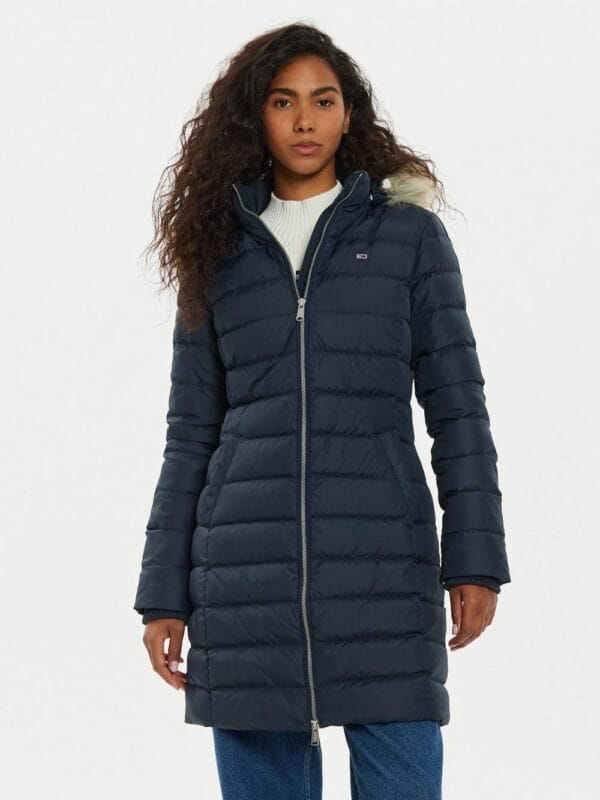 Tommy Jeans dámská modrá bunda DW0DW18864C1G XL