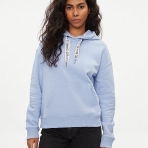 Tommy Jeans dámská světle modrá mikina Logo DW0DW17794 L