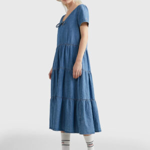 Tommy Jeans dámské dlouhé šaty DW0DW15674 XL