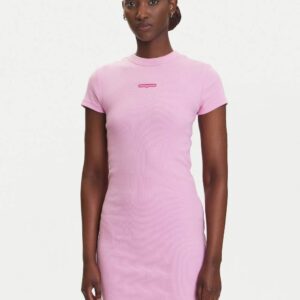 Tommy Jeans dámské růžové šaty DW0DW21186 L