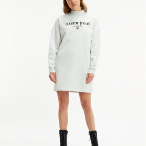 Tommy Jeans dámské šedé mikinové šaty DW0DW14387 L