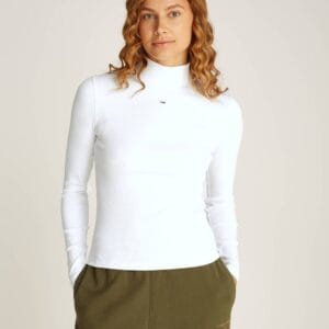 Tommy Jeans dámský bílý  rolák DW0DW19830YBL XL