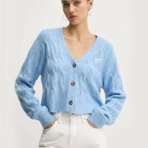 Tommy Jeans dámský modrý svetr DW0DW20447 L