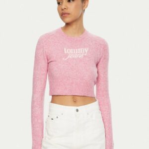 Tommy Jeans dámský růžový svetr DW0DW19895 M