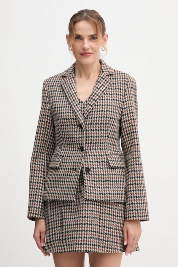 Vlněné sako Tommy Hilfiger WW0WW482660NA 40
