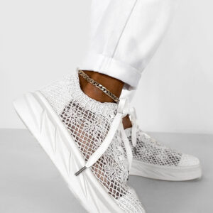 Bílé stylové letní tenisky BENNO Velikost: 40