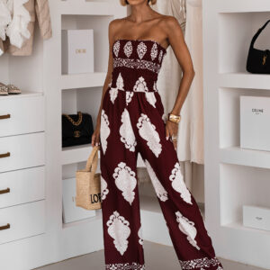 Bordó letní dlouhý overal RELOFT Velikost: ONESIZE