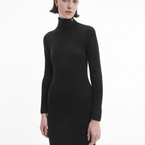 Calvin Klein dámská černé vlněné šaty J20J219851 L