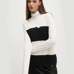 Calvin Klein dámská černobílá vesta J20J224663 L