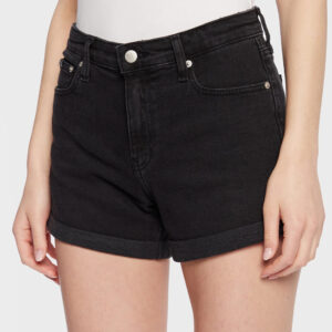 Calvin Klein dámské černé džínové šortky J20J220645 30/NI