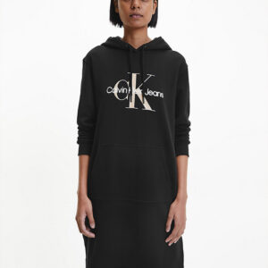 Calvin Klein dámské černé mikinošaty J20J218343 XS