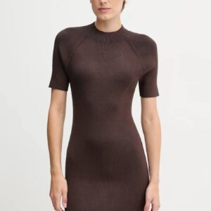 Calvin Klein dámské hnědé mini šaty LV047D318GWFM XL