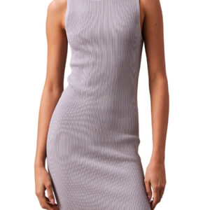 Calvin Klein dámské lila šaty LV047B319G L