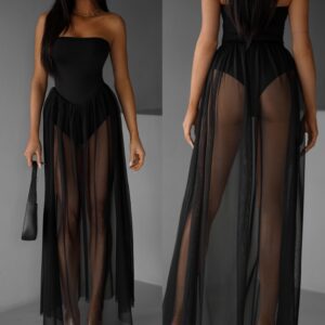 Černá tylová sukně HARRYOL včetně kalhotek Velikost: ONESIZE