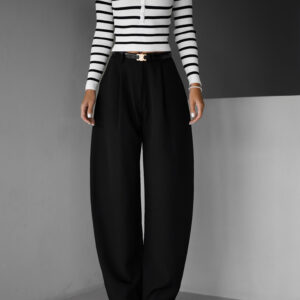 Černé elegantní kalhoty CORLYS Velikost: S