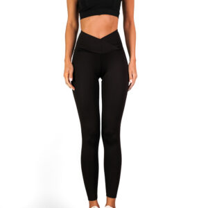 Černé push up sportovní elastické legíny PIANZE Velikost: L