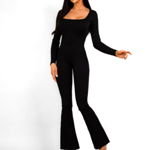 Černý tvarující dlouhý overal AVEIRO Velikost: M/L