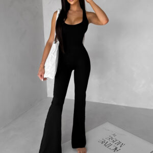 Černý tvarující sportovní overal WOLTERA Velikost: L