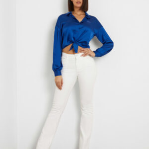 Guess dámská modrá košile W3GH93WD8G2 M