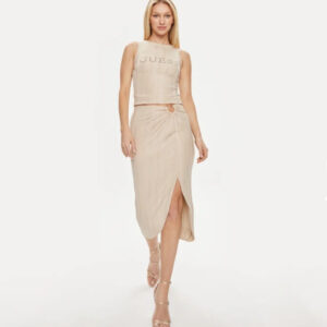 Guess dámská zlatá sukně W4GD73KBYZ0 M