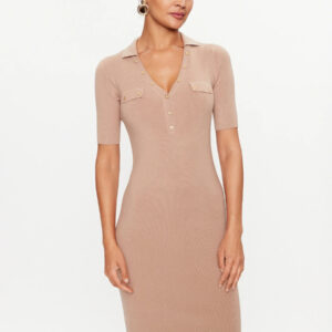 Guess dámské béžové šaty W3YK45Z2YN2 S