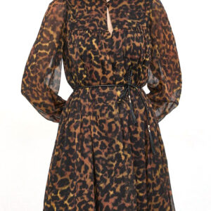 Guess dámské šaty se zvířecím vzorem W2BK12WDWT2 M