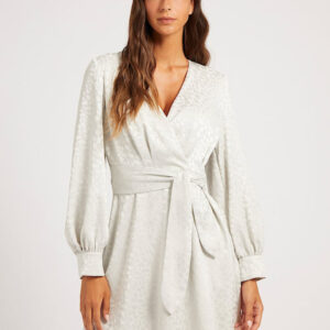 Guess dámské šedé šaty W3RK79WFAD2 M