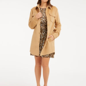 Guess dámský béžový kabát W2YL06WEP50 S