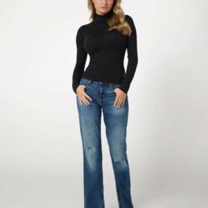 Guess dámský černý rolák W4BP14KCGM2 XS