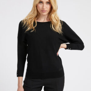 Guess dámský černý svetr W2YR34Z2V62 XS