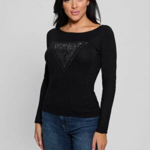 Guess dámský černý svetřík W5RR01Z2YK2 XS