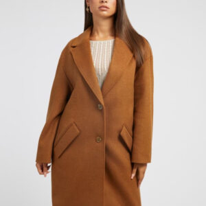 Guess dámský hnědý kabát W2BL0HWEWU0 M