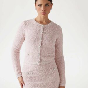 Guess dámský růžový svetr W5RR20Z3L21 L