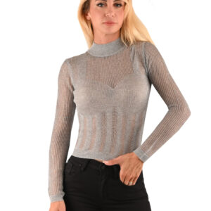 Guess dámský stříbrný svetr W2GR35Z2Z90 XS