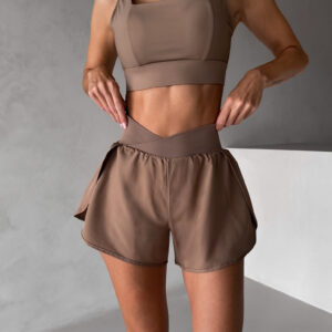 Hnědé sportovní krátké kraťasy BRISTAL Velikost: L