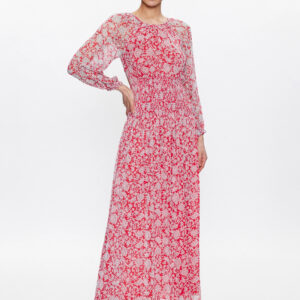 Pepe Jeans dámaké bílo červené vzorované šaty PL9532390AA XS