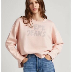Pepe Jeans dámská růžová mikina Bailey PL581362323 XS