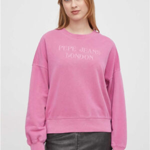 Pepe Jeans dámská růžová mikina PL581426363 S