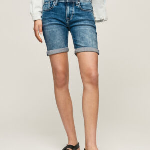 Pepe Jeans dámské modré džínové šortky PL801000GW4000 27