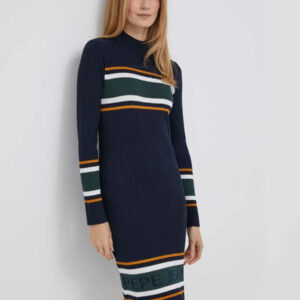 Pepe Jeans dámské pletené pruhované šaty PL953390594 S