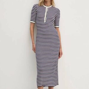 Pepe Jeans dámské pruhované šaty PL953575804 XS